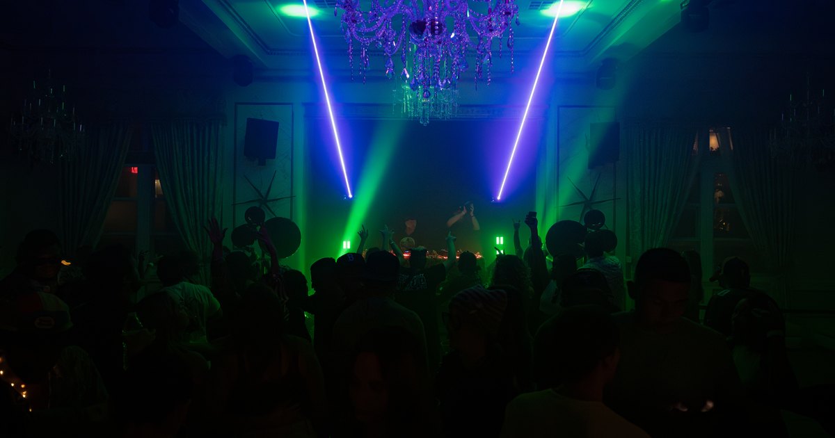 Ravers R Us event aerial view
