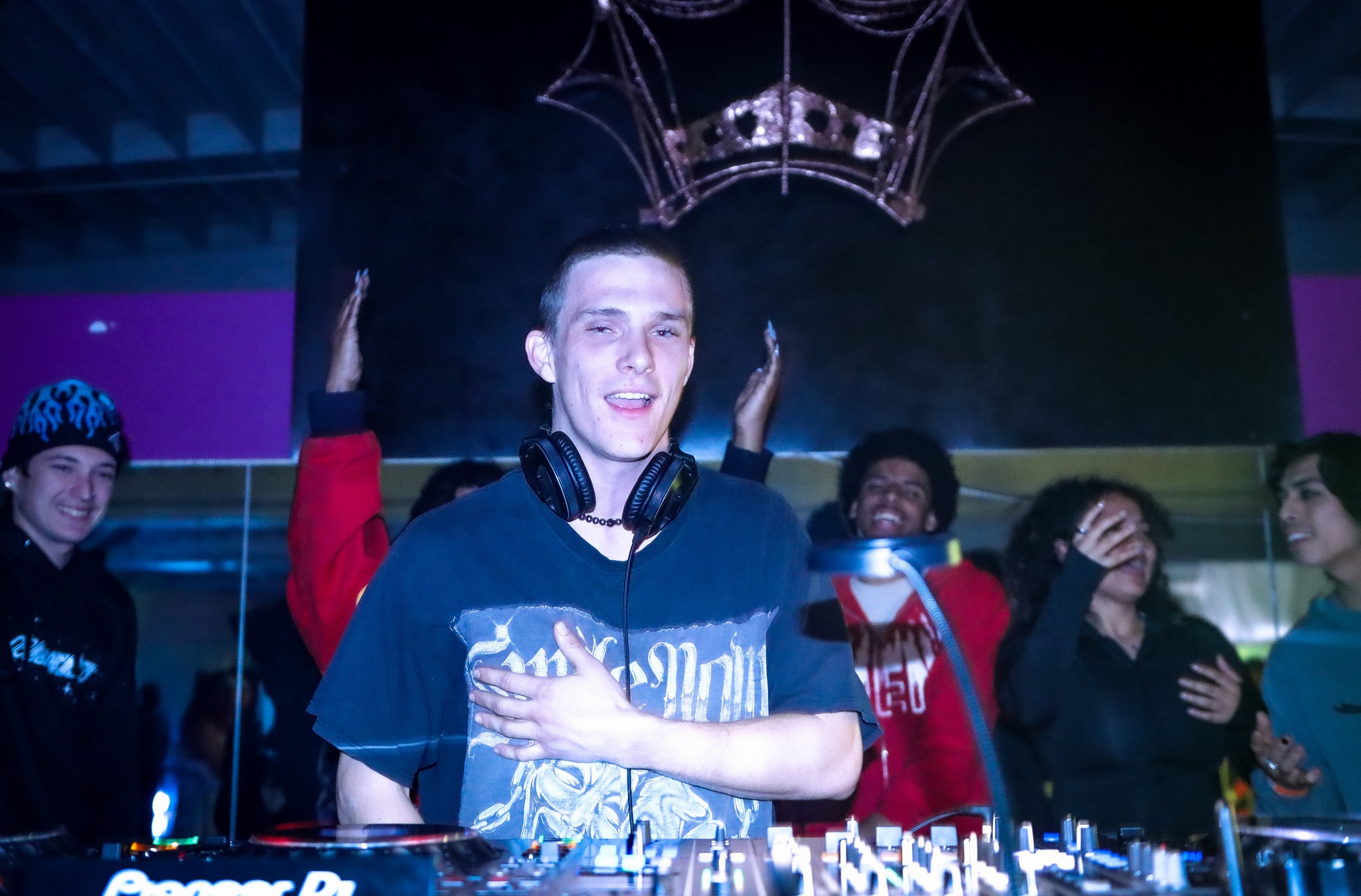 Late night vibes on the dance floor at Planet Rave