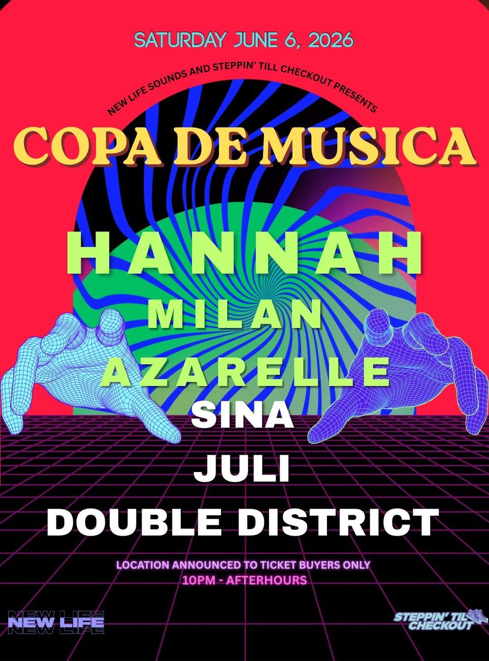 Poster for Copa de Música Afters (21+)
