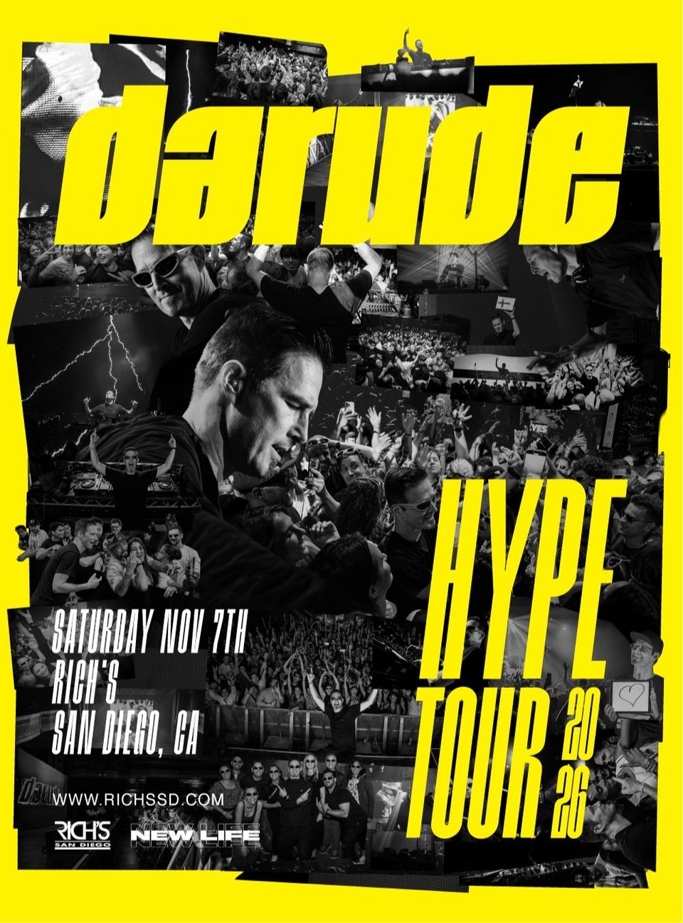 Poster for DARUDE - Hype Tour
