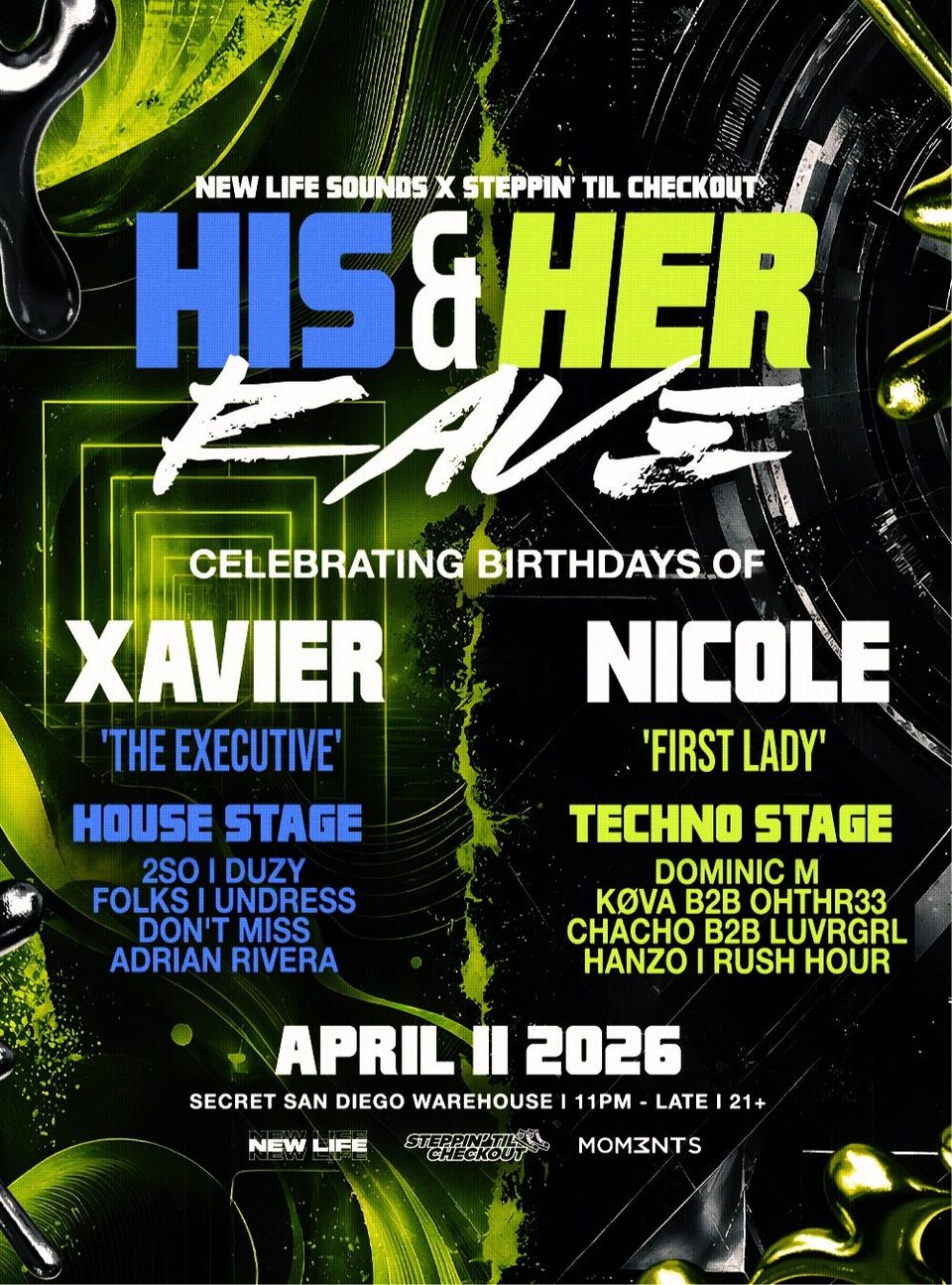 Poster for His & Her Rave - AFTER HOURS