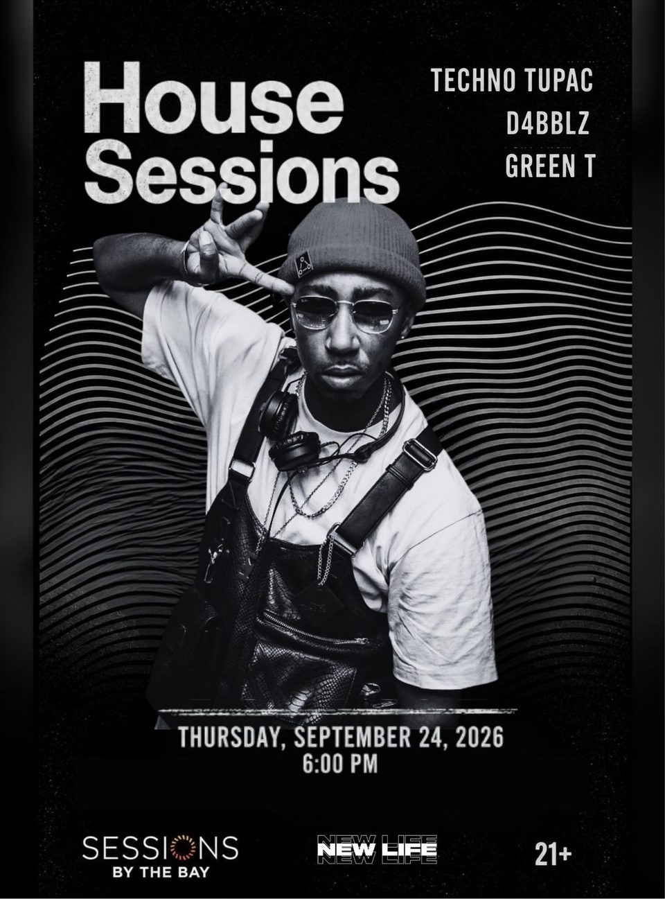 Poster for House Sessions feat Techno Tupac