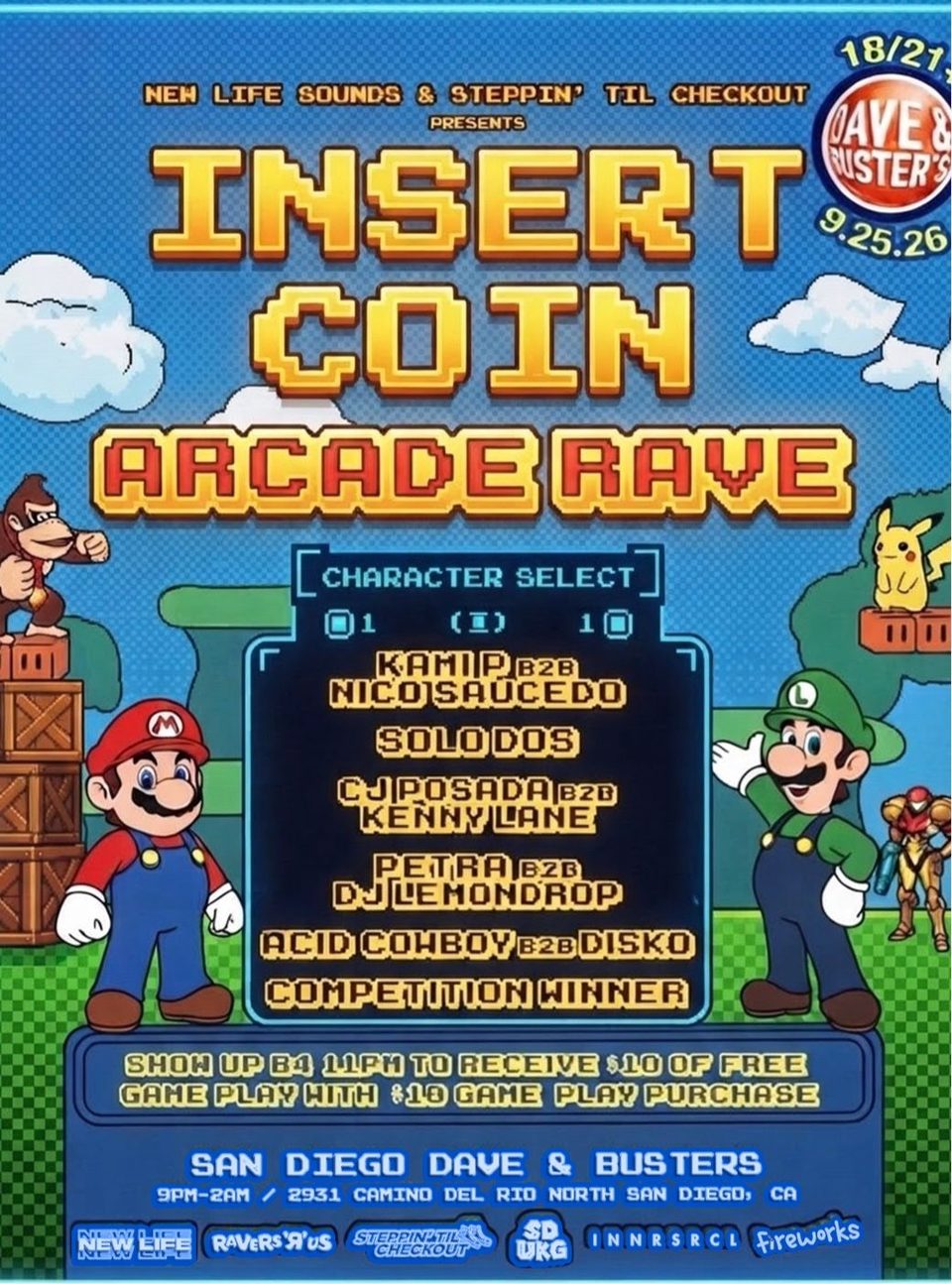 Poster for Insert Coin: Arcade Rave