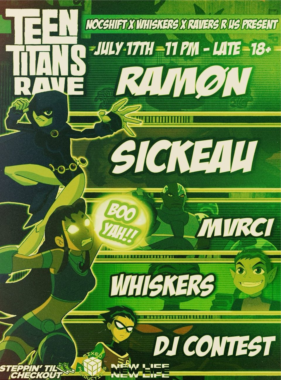 Poster for Titans Tower Rave