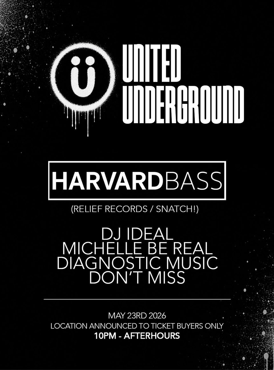 Poster for Ünited Ünderground feat Harvard Bass